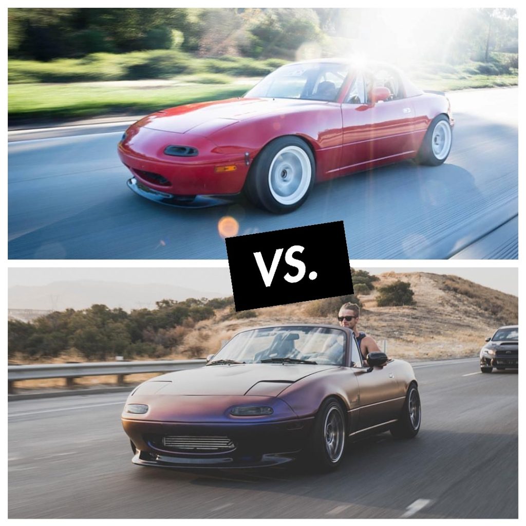 Turbo Miata vs. Turbo Miata! (Car Passion vs. Danny Courtney)